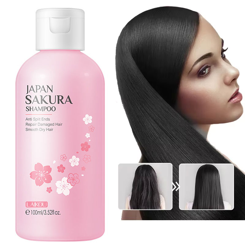 Hair Care Korean Products - Laikou japão sakura shampoo reparação cabelo