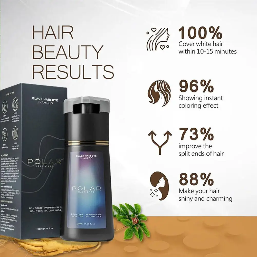 Hair Care Natural Ingredients - Shampoo Tonalizante para Cabelo 200ml, Shampoo