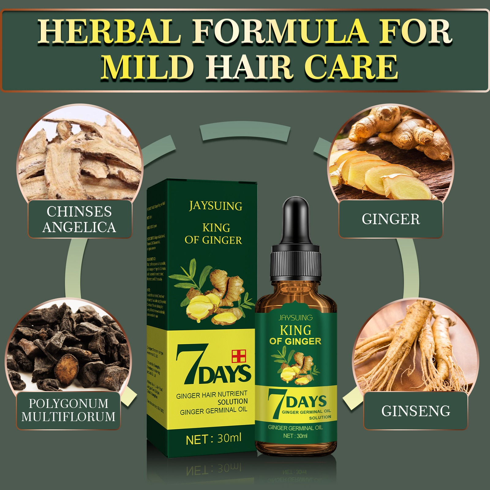 Gengibre essência de cabelo an - Hair Care Korean Products avaliação e preço