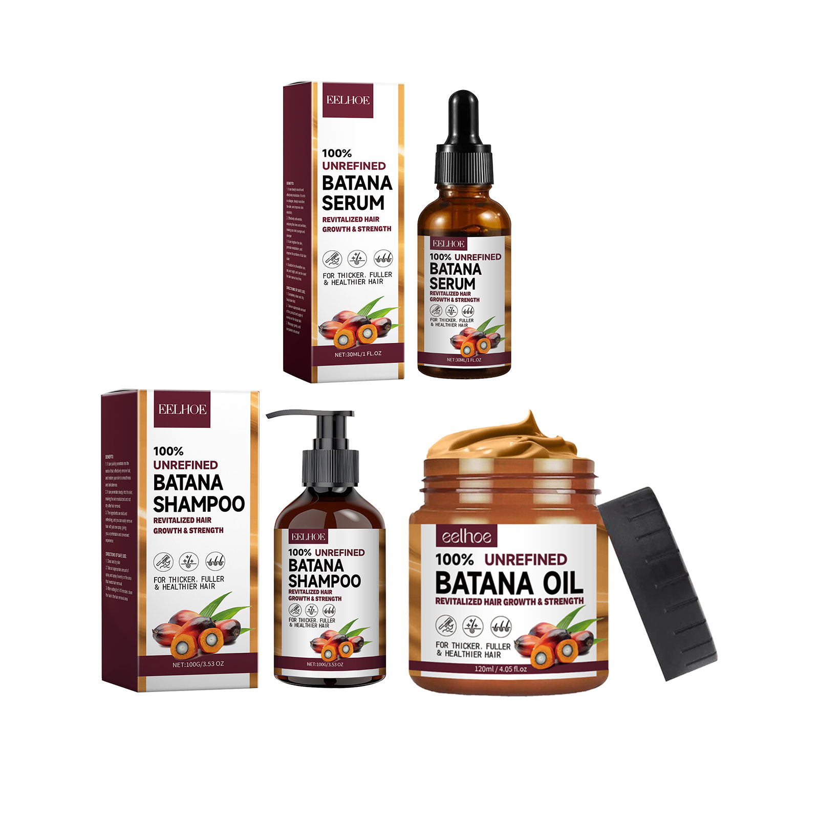 Eelhoe natural batana óleo hid - Hair Care Products avaliação e preço